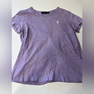 Women’s Polo Ralph Lauren Purple Lavender Spring T-Shirt Size Medium $10
